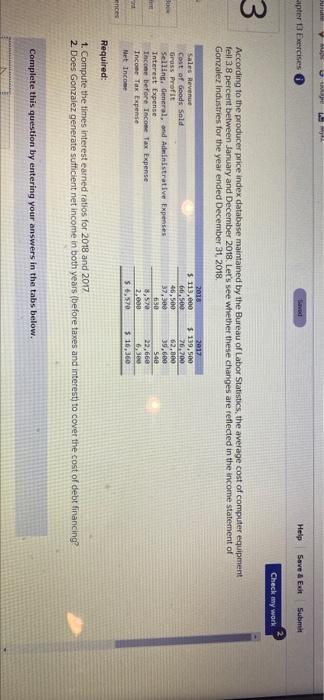 Apter 13 Exercises Vod Help Save Exit Submit Check My Work 3 According To The Producer Price Index Database Maintained 1