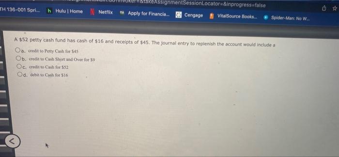 Th 136 001 Spri H Hulu Home Cakeassignmentsessionlocator Inprogressa False 1 Apply For Financia Cengage Vitalsour 1