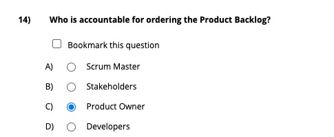 Who Is Accountable For Ordering The Product Backlog