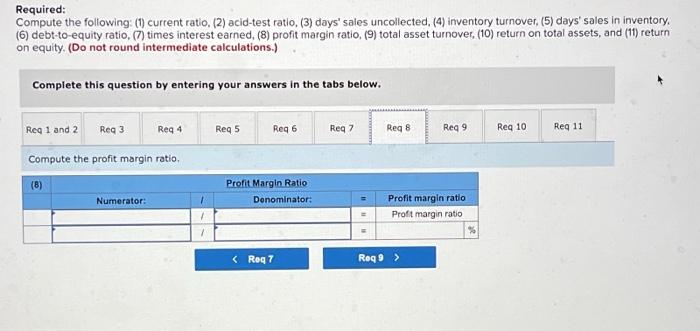 Selected Current Year End Financial Statements Of Cabot Corporation Follow All Sales Were On Credit Selected Balance 9