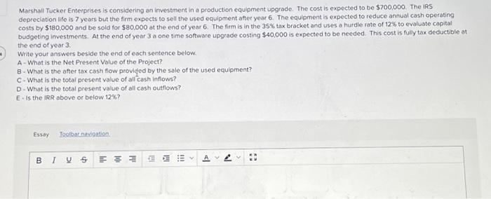 This Is A A B C D E Part Question Please Open Image Up To See All The Questions Provide Some Sort Of Work Along Wi 1