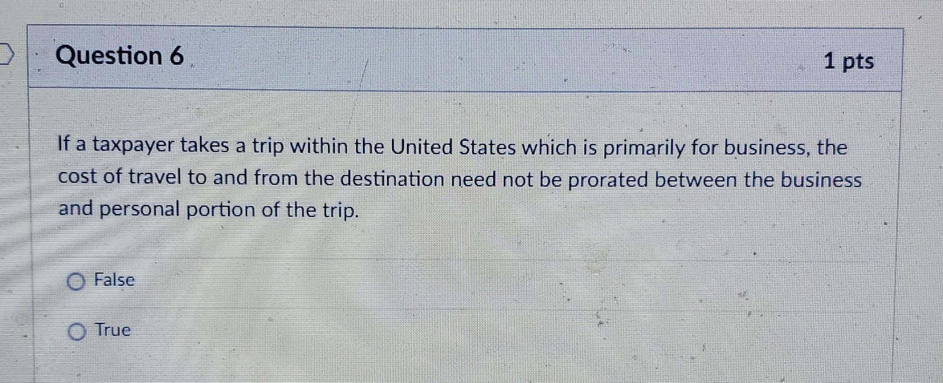 Question 4 1 Pts During The Current Year Harry A Self Employed Accountant Travels From Kansas City To Miami For A Sev 3