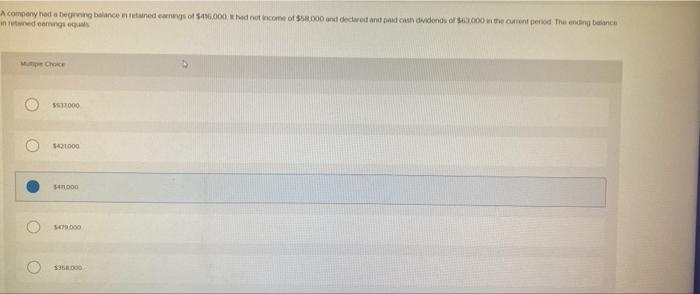 37 W O Datum 0 S473000 O A Company Had A Big Balance Med Angs Of 486 000 Had Not Income Of Rdo And Declared And Paid 3