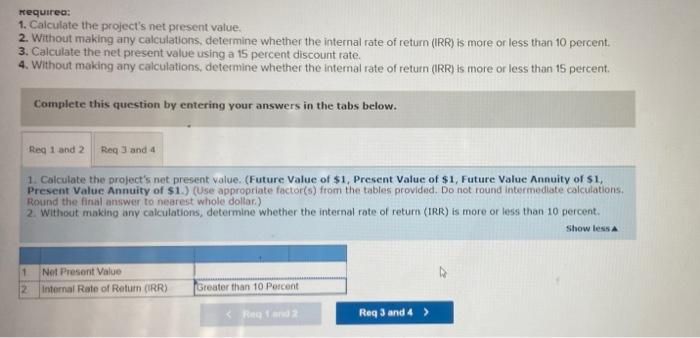 Merrill Corp Has The Following Information Available About A Potential Capital Investment Initial Investment Annual Ne 2