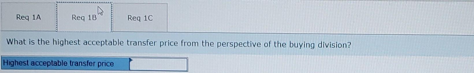 In Each Of The Cases Below Assume Division X Has A Product That Can Be Sold Either To Outside Customers Or To Division 3