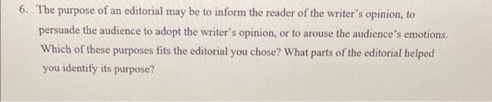 Skills Focus Distinguishing Between Fact And Opinion Recognizing The Author S Purpose And Point Of View 1 Find An Art 2