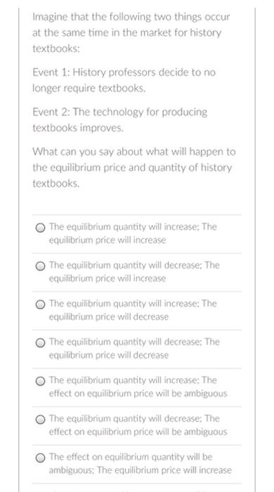 Question 1 1 Pts Which Of The Following Events Will Increase The Quantity Supplied Movement Along The Curve Of Pencils 4