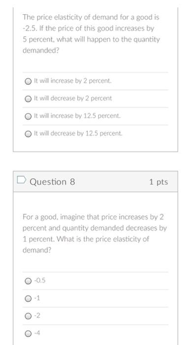 Question 1 1 Pts Which Of The Following Events Will Increase The Quantity Supplied Movement Along The Curve Of Pencils 6