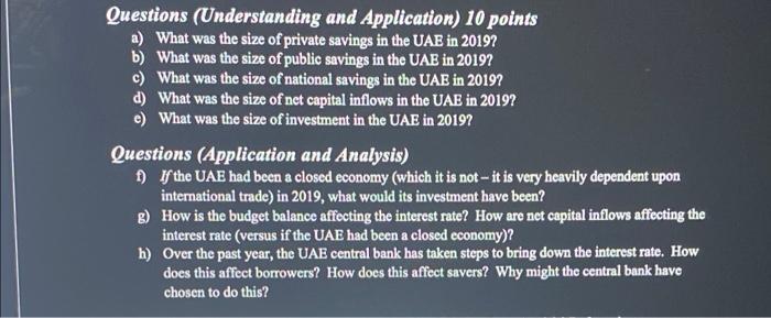 Q2 Purpose The Purpose Of This Case Study Is To Practice Using National Account Data To Understand The Size Of Savings 2