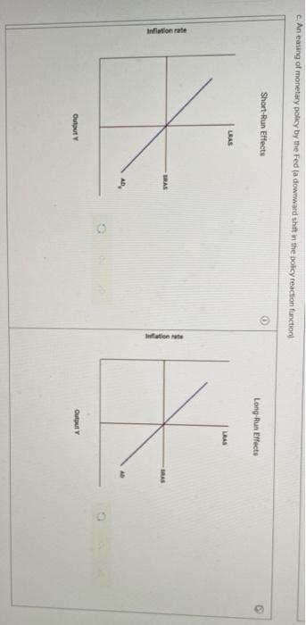 For Each Of The Following Use An Ad As Diagram To Show The Short Un And Longtun Effects On Output And Inflation Assume T 3