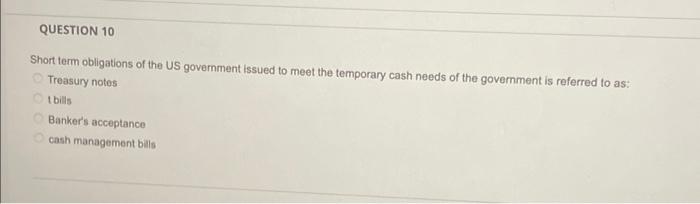Question 1 A Promise By The Borrower To Repay The Amount Borrowed Plus Interest Is Referred To As Debt Bill Object Ste 4