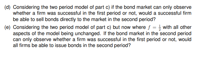 2 Consider The Model Where There Are Two Types Of Firms A Proportion F Are Strategic Firms Who Can Choose Either A Go 2