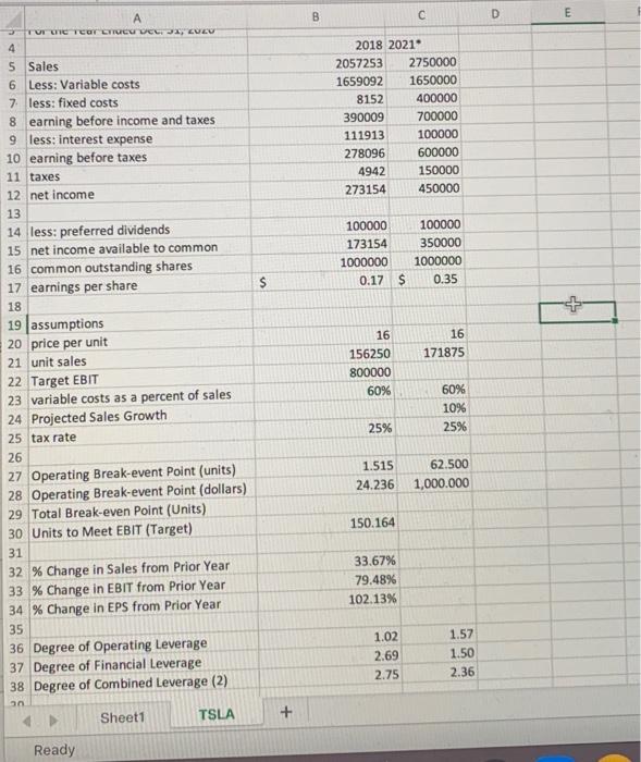 Details Recreate Exhibit 7 4 On Page 223 Mmmbiyeml Enxyz Exhibit 7 4 Spuds And Suds Worksheet With Three Measures Of 3