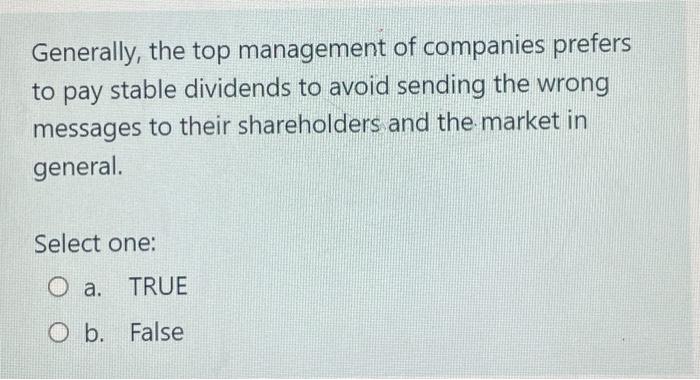 A Negative Effect Of The Increase In Debt In The Capital Structure To Control The Agency Problem Can Be Select One O A 2