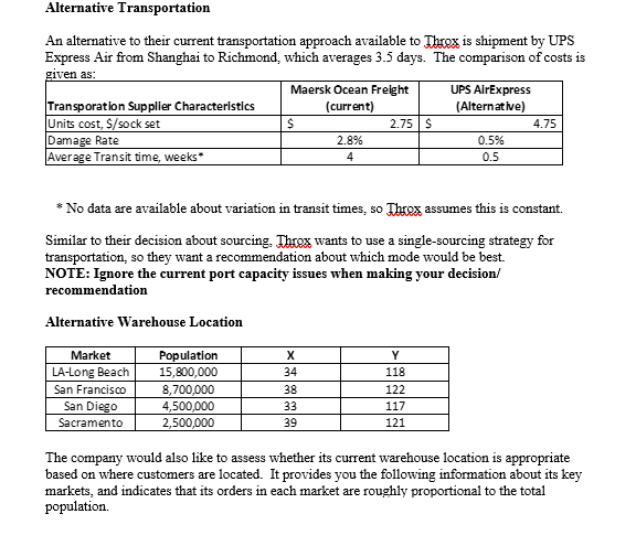 3 This Question Will Have You Calculating 2 Different Eoq And Rop Values And Interpreting The Results For Both Eoq And 5