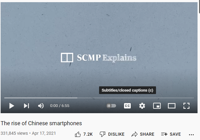 Please Watch The Video Title The Rise Of Chinese Smartphones I Cannot Share The Link Bcz I Cannot Post Question With 1