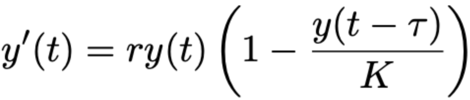 Solve The Logistic Delay Differential Equation 1