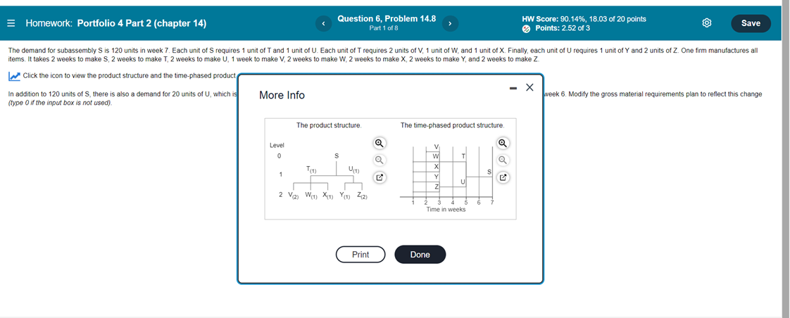 Homework Portfolio 4 Part 2 Chapter 14 Question 6 Problem 14 8 Part 1 Of 8 Hw Score 90 14 18 03 Of 20 Points Po 1