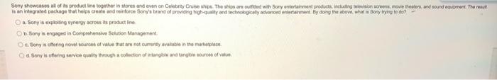 Sony Showcase Of A Product Line Together In Stores And Even On Celebrity Cruise Shot The Hip Are Ofted Wih Sony Enterta 1