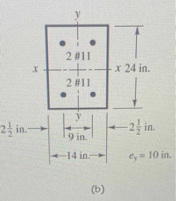 1 2 11 X 24 In 2 In 1 2 In 2 9 In 14 In Ey 10 In B Problem 3 Use The Interaction Diagrams To Determine 1