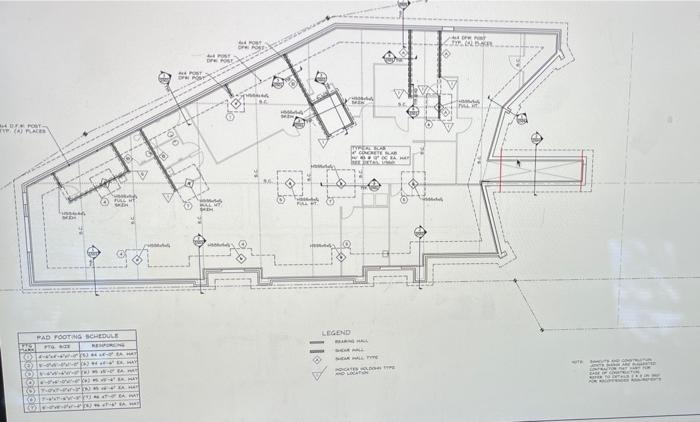 Question 1 60 Points Find Formwork Rebor Concrete Quantities For 6 Spread Aka Isolated Or Adfootings On 101 Fou 3