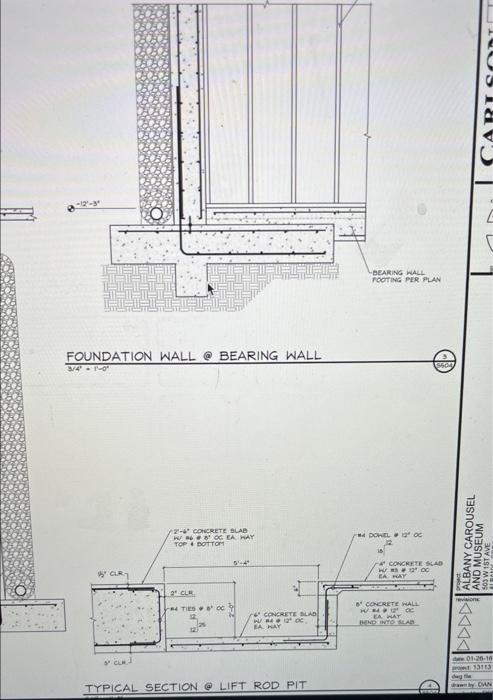 Question 1 60 Points Find Formwork Rebor Concrete Quantities For 6 Spread Aka Isolated Or Adfootings On 101 Fou 5