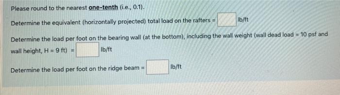 A Simple Light Framed Wood Building Is Subjected To The Load Conditions As Specified Mapam Bbmats Ain Sto H Hit Seption 2