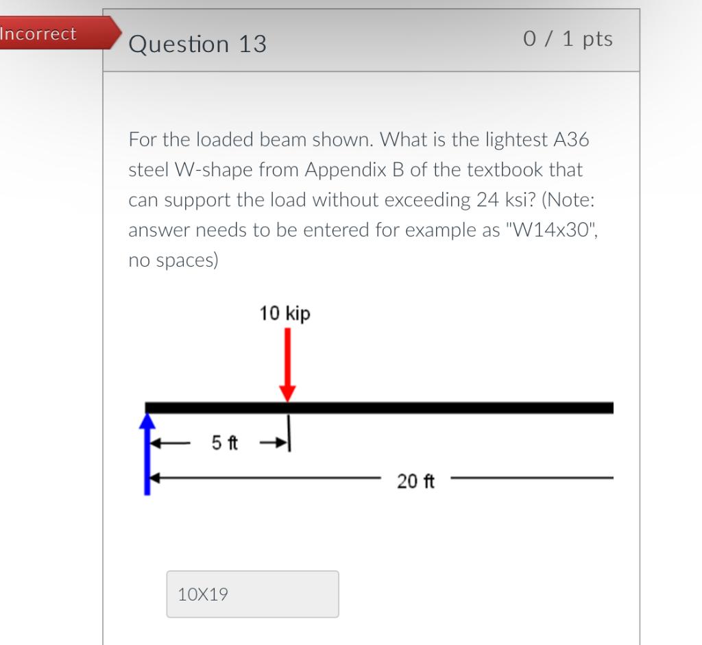 12 For The Loaded Beam Shown What Is The Lightest A36 Steel W Shape From Appendix B Of The Textbook That Can Support 2