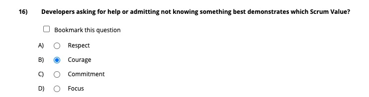 Developers Asking For Help Or Admitting Not Knowing Something Best Demonstrates Which Scrum Value