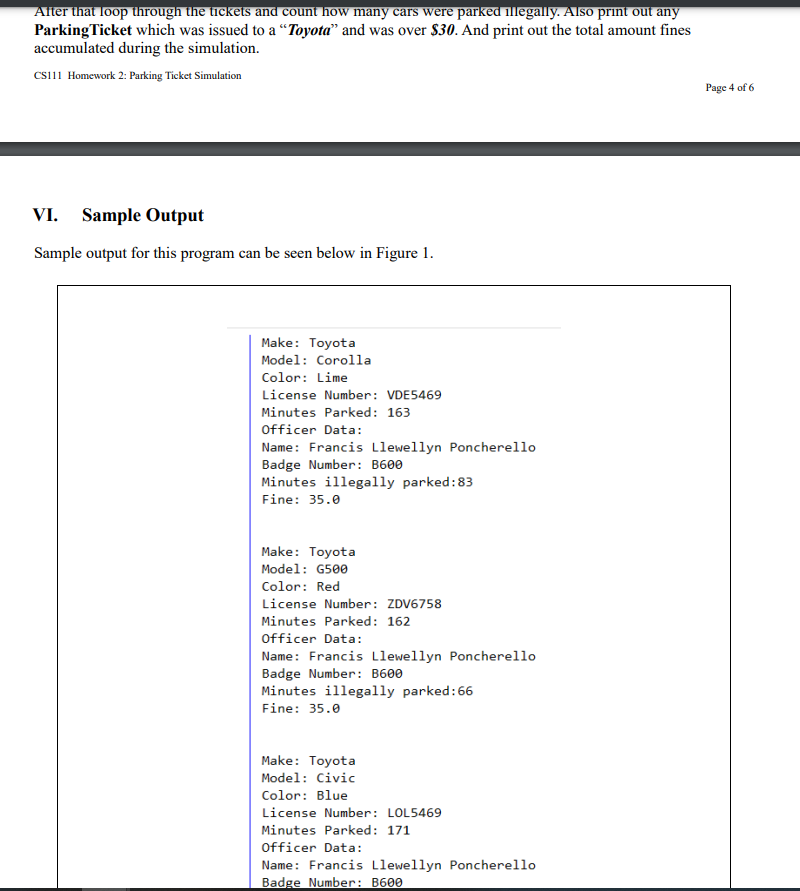 Cardata Txt Meterdata Txt Please Do This In Java And Do Not Copy Other Answers From Chegg Please Comment On Your Code T 4