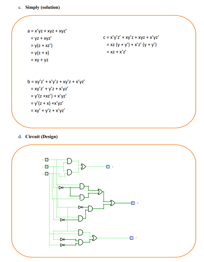 Topic Logic Circuits And Digital Design Experiment Combinational Circuit Please Make A Presentation Of The Simulation 2