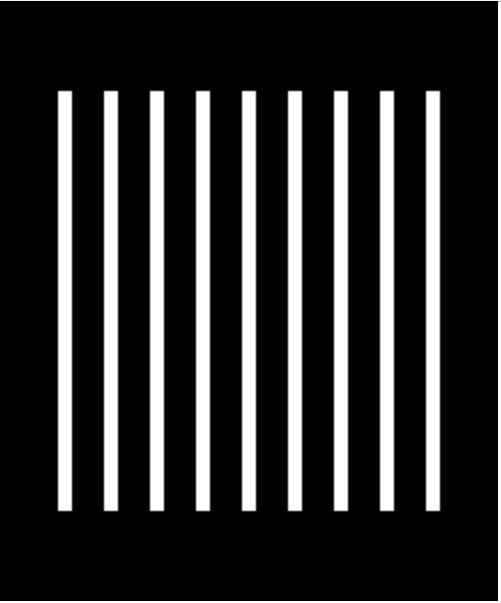Consider The Image Of Figure Question 1 Where The White Bars In The Test Pattern Have A Width Of 7 Pixels And A Height 2