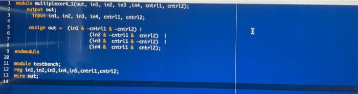 1 Module Multiplexor4 1 Out Ini In2 In3 Int Entrli Entrl2 Output Out Input Ini In2 In3 Ind Cntrli Cntr 2 1