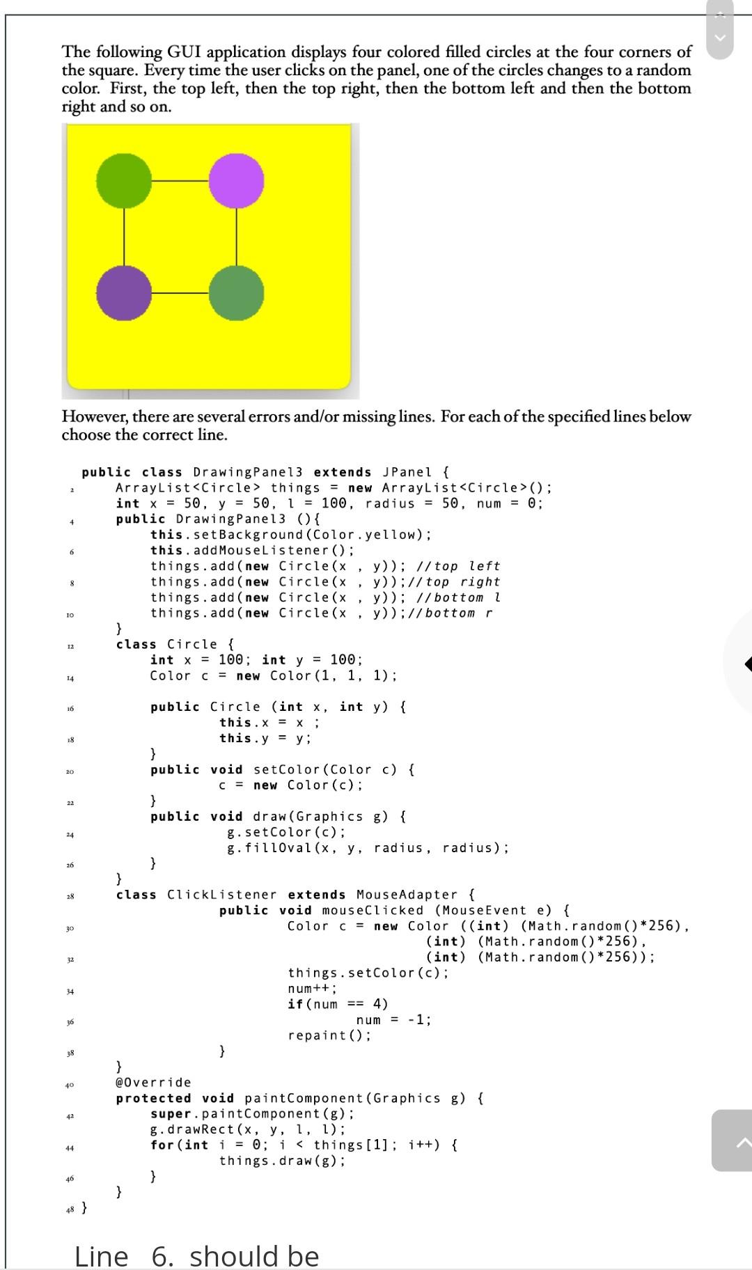 Help Please Java I Will Upvote 1