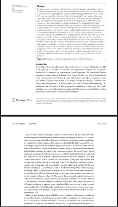 Abstract Big Data Analysis And Wide Ention From Both Academia And Industry And The Demand For Understanding Bedste Mes R 12