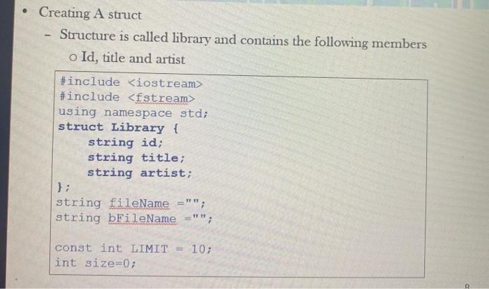 I Want You To Write Me A Program In C The Blue Images Are Examples Of The Library System I Want You To Do The Same In 4