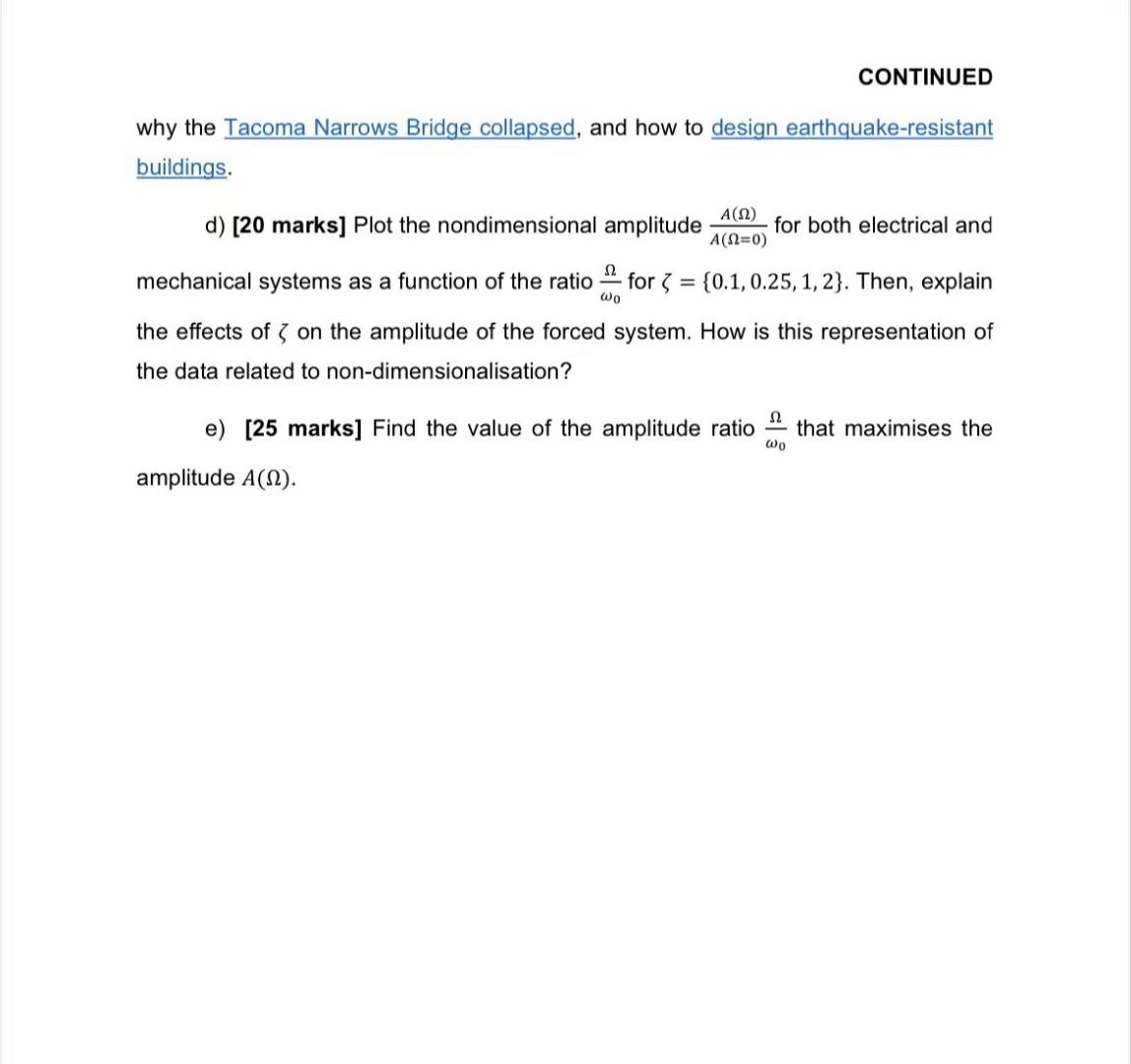 Model 2 Mechanical Electrical Analogies 35 Constant Coefficient Second Order Ordinary Differential Equations Are A 4