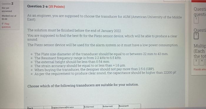 Orsion 2 Question 2 A 15 Points Not Yet Answered Marked Out Of 5000 Questi Questi As An Engineer You Are Supposed To 1