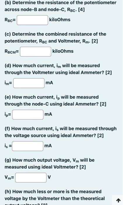 A Potentiometric Displacement Transducer With A Uniform Resistance Per Unit Length Of Track Has A Resistance Of 25 Kn An 2