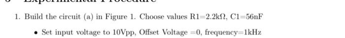 3 Preliminary Work Pre Lab 1 Simulate All Four Circuits For The Given Frequencies Values Give All Results In 2 Graph 4