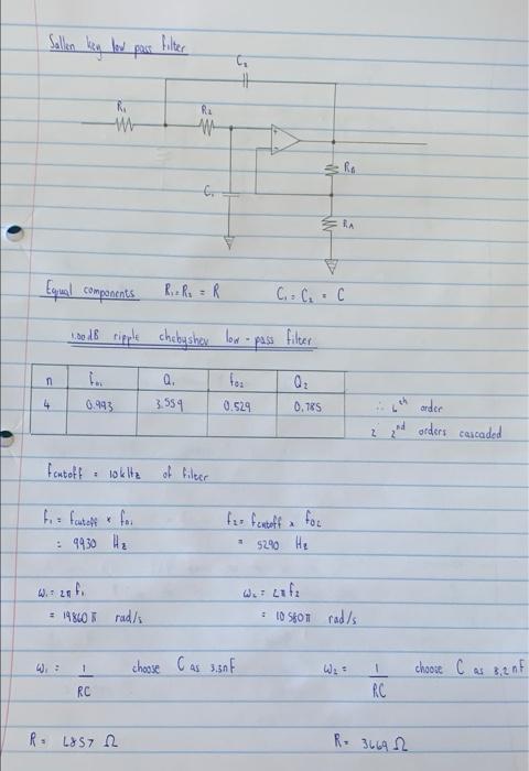 The Following Equations In The Pictures Below Have Already Been Calculated And Checked And Does Not Need To Be Checked A 1