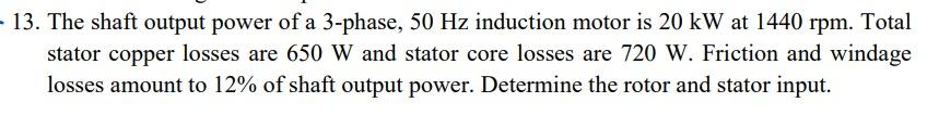 8 Determine The Parameters Of The Equivalent Circuit Of A 3 Phase Induction Motor From The Following Test Results No L 2