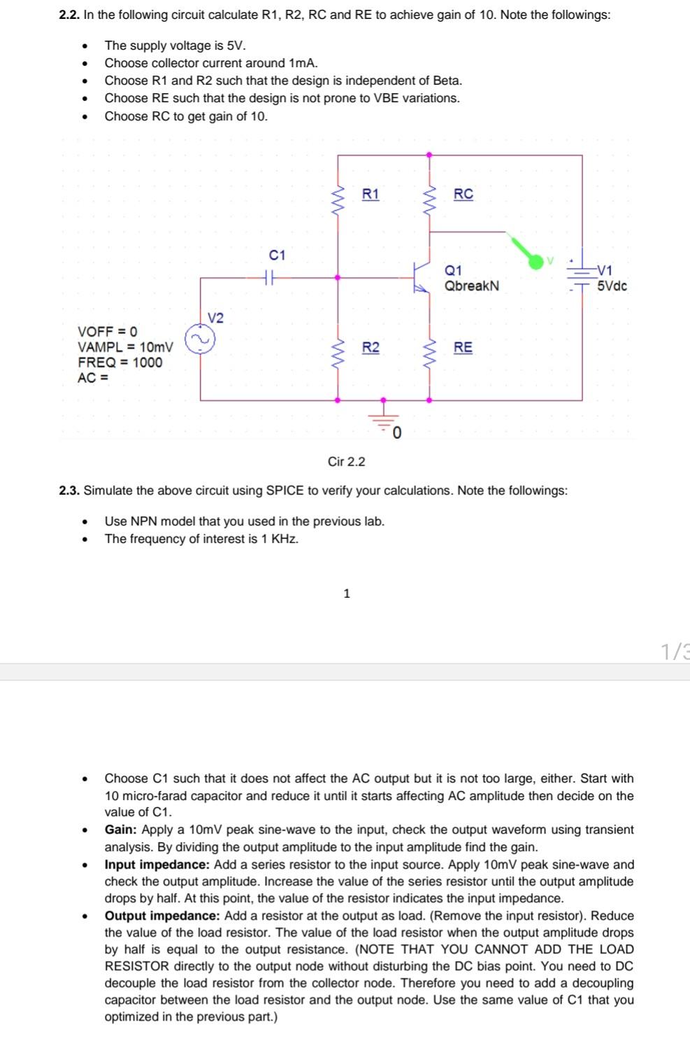 Pspice Question Bjt There Is Some Solutions On Chegg But All Of Them Are Incorrect If You Copy Paste It I Will Give Thum 1