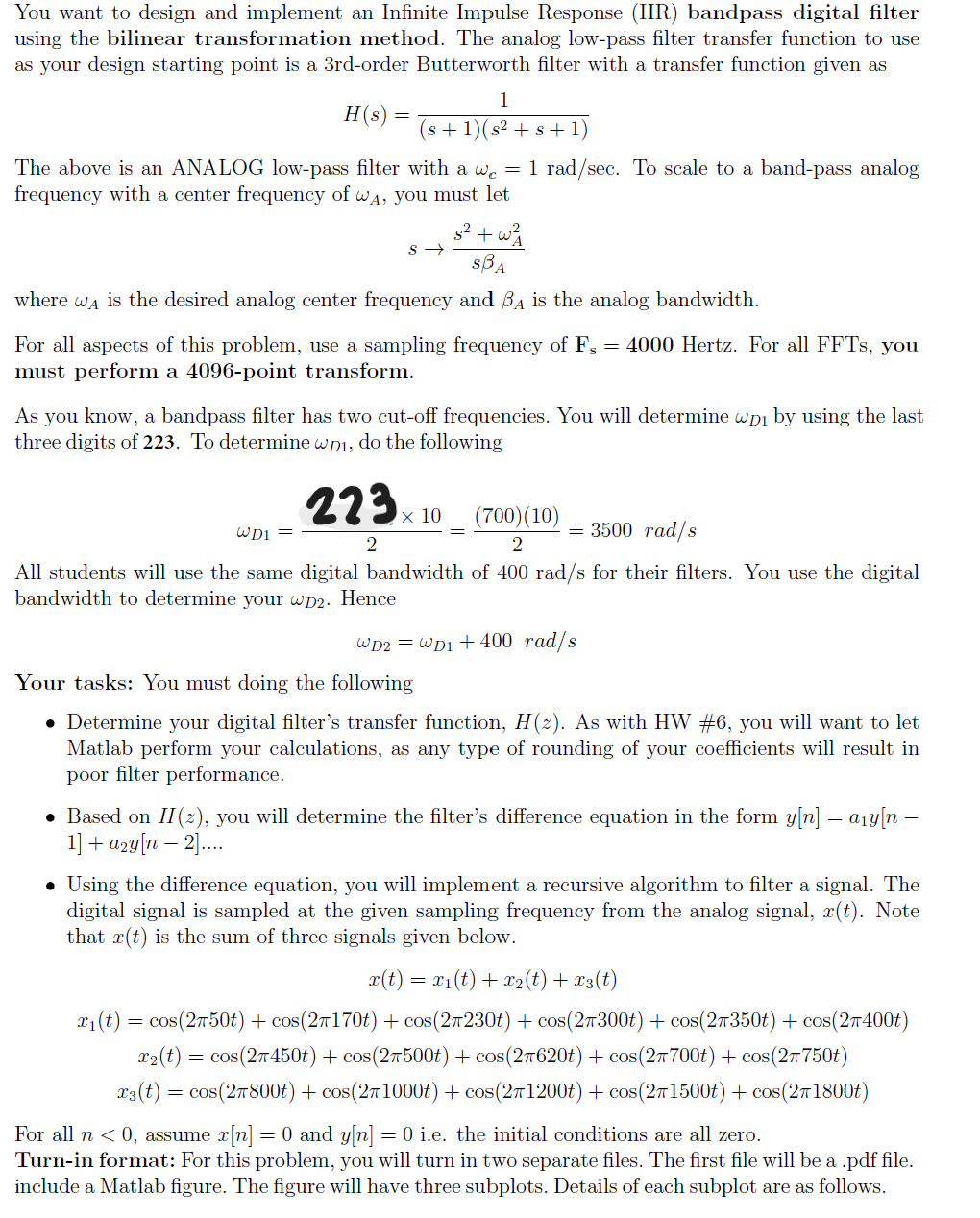Matlab Please Help Me Out Walk Through This It Needs Matlab Work Thank You All For Your Time Matlab 1
