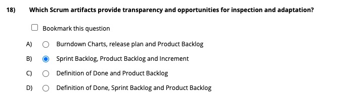 Which Scrum Artifacts Provide Transparency And Opportunities For Inspection And Adaptation