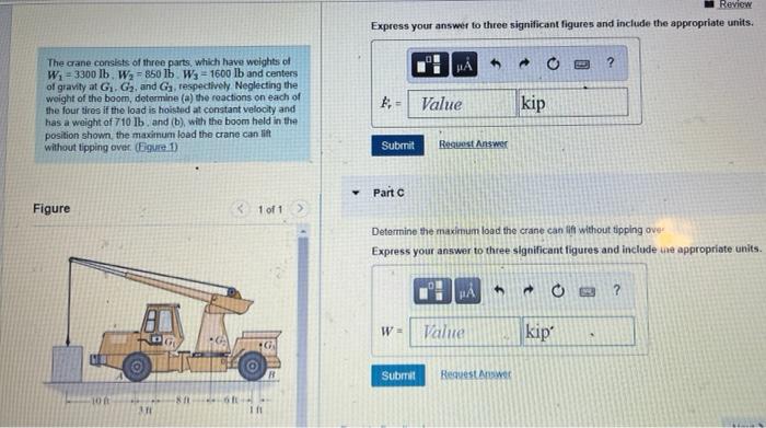 Determine The Reactions On Each Of The Front Tires Express Your Answers Using Three Significant Figures Separated By A C 2