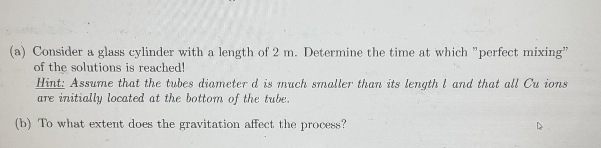 11 Diffusion Clock 2p 2p In The Lecture You Have Been Introduced To The Diffusion Clock Experiment Figure 1 I 2