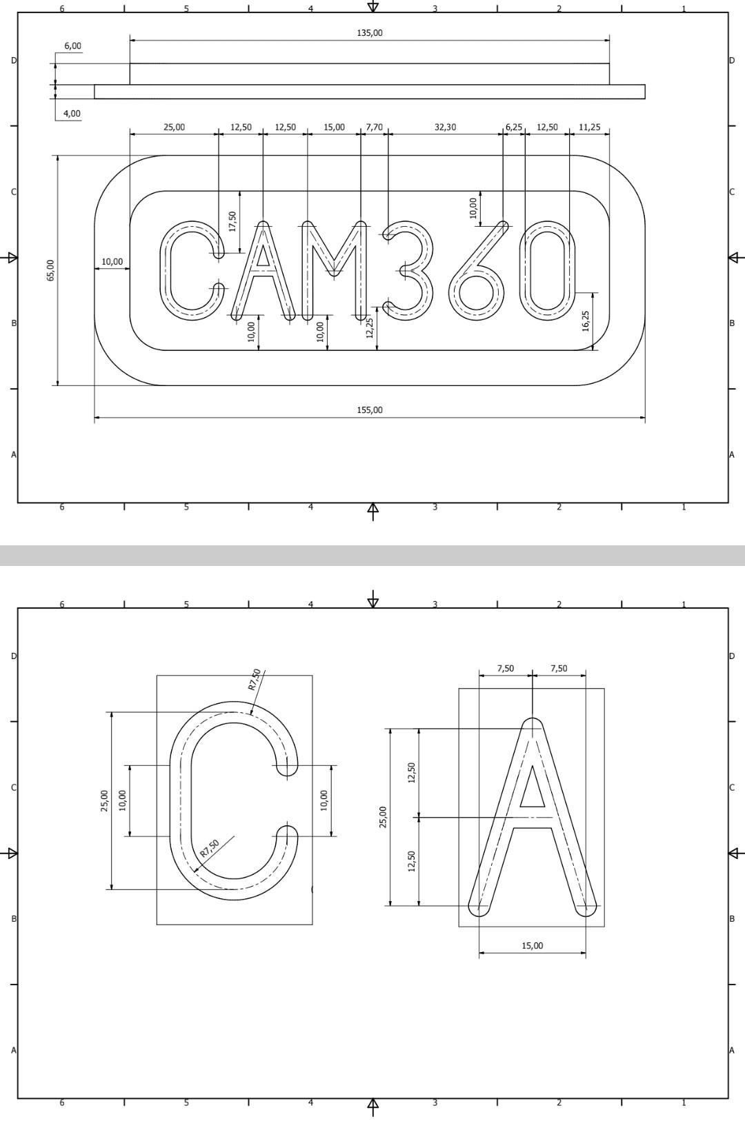 You Are To Generate A Nc File For The Attached Drawing Your Path Generation And Calculations Are To Be Done Separately 2