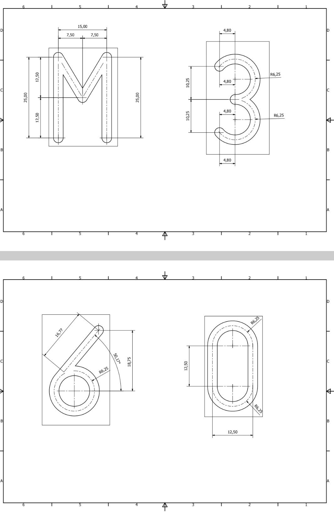 You Are To Generate A Nc File For The Attached Drawing Your Path Generation And Calculations Are To Be Done Separately 3