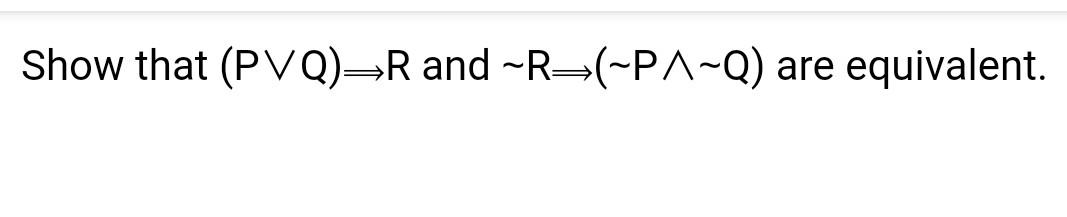 Show That Pvq Rand R Pa Q Are Equivalent 1